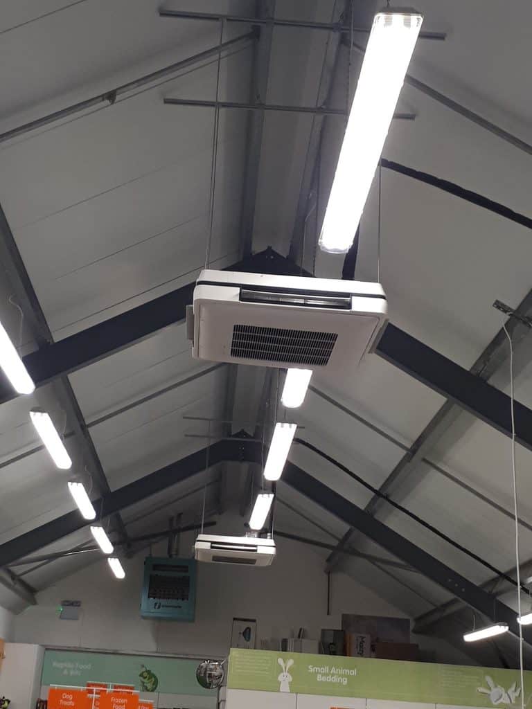 Air Conditioning Unit on ceiling installed by CEN Air